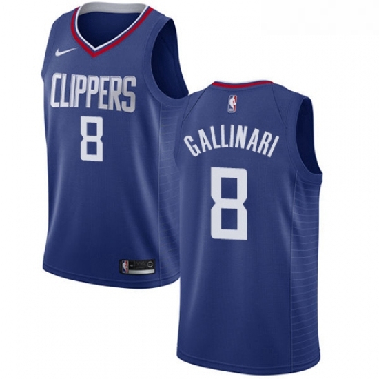 Womens Nike Los Angeles Clippers 8 Danilo Gallinari Swingman Blue Road NBA Jersey Icon Edition Womens Nike Los Angeles Clippers 8 Danilo Gallinari Swingman Blue Road NBA Jersey Icon Edition