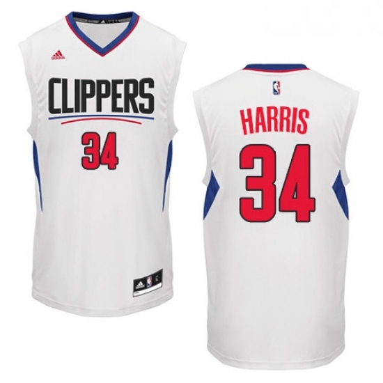 Youth Adidas Los Angeles Clippers 34 Tobias Harris Swingman White Home NBA Jersey Youth Adidas Los Angeles Clippers 34 Tobias Harris Swingman White Home NBA Jersey