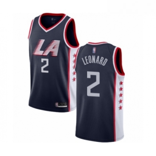 Youth Los Angeles Clippers 2 Kawhi Leonard Swingman Navy Blue Basketball Jersey City Edition Youth Los Angeles Clippers 2 Kawhi Leonard Swingman Navy Blue Basketball Jersey City Edition