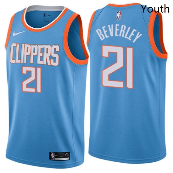 Youth Nike Los Angeles Clippers 21 Patrick Beverley Swingman Blue NBA Jersey City Edition Youth Nike Los Angeles Clippers 21 Patrick Beverley Swingman Blue NBA Jersey City Edition