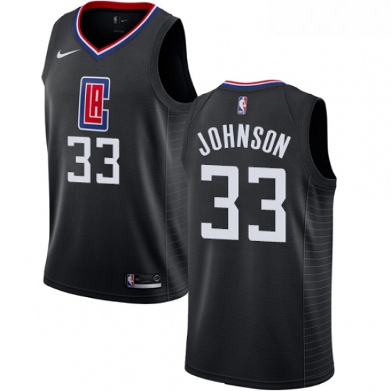 Youth Nike Los Angeles Clippers 33 Wesley Johnson Swingman Black Alternate NBA Jersey Statement Edition Youth Nike Los Angeles Clippers 33 Wesley Johnson Swingman Black Alternate NBA Jersey Statement Edition