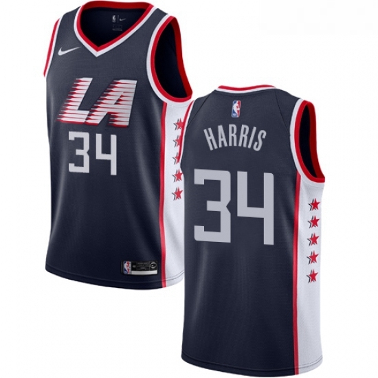 Youth Nike Los Angeles Clippers 34 Tobias Harris Swingman Navy Blue NBA Jersey City Edition Youth Nike Los Angeles Clippers 34 Tobias Harris Swingman Navy Blue NBA Jersey City Edition