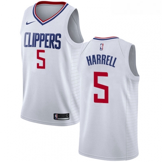 Youth Nike Los Angeles Clippers 5 Montrezl Harrell Swingman White NBA Jersey Association Edition Youth Nike Los Angeles Clippers 5 Montrezl Harrell Swingman White NBA Jersey Association Edition