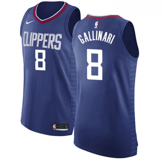 Youth Nike Los Angeles Clippers 8 Danilo Gallinari Authentic Blue Road NBA Jersey Icon Edition Youth Nike Los Angeles Clippers 8 Danilo Gallinari Authentic Blue Road NBA Jersey Icon Edition