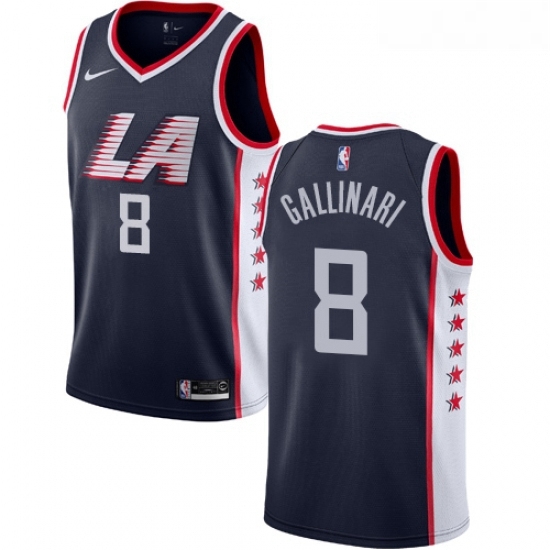 Youth Nike Los Angeles Clippers 8 Danilo Gallinari Swingman Navy Blue NBA Jersey City Edition Youth Nike Los Angeles Clippers 8 Danilo Gallinari Swingman Navy Blue NBA Jersey City Edition
