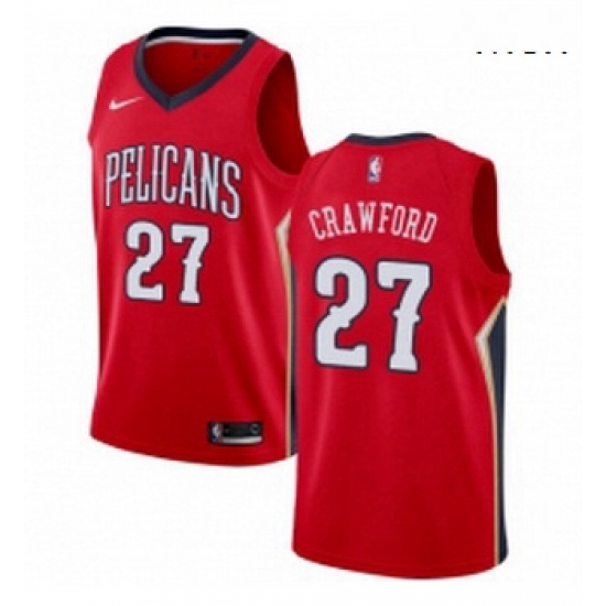 Mens Nike New Orleans Pelicans 27 Jordan Crawford Authentic Red Alternate NBA Jersey Statement Edition Mens Nike New Orleans Pelicans 27 Jordan Crawford Authentic Red Alternate NBA Jersey Statement Edition