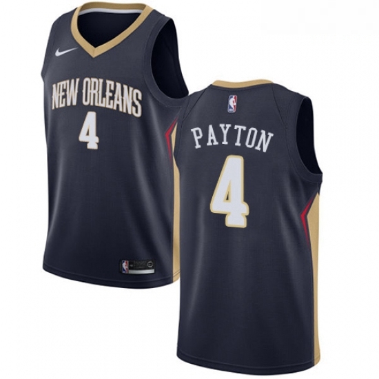 Mens Nike New Orleans Pelicans 4 Elfrid Payton Swingman Navy Blue NBA Jersey Icon Edition Mens Nike New Orleans Pelicans 4 Elfrid Payton Swingman Navy Blue NBA Jersey Icon Edition