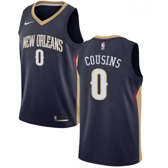 Womens Nike New Orleans Pelicans 0 DeMarcus Cousins Swingman Navy Blue Road NBA Jersey Icon Edition Womens Nike New Orleans Pelicans 0 DeMarcus Cousins Swingman Navy Blue Road NBA Jersey Icon Edition