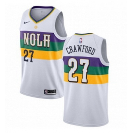 Womens Nike New Orleans Pelicans 27 Jordan Crawford Swingman White NBA Jersey City Edition Womens Nike New Orleans Pelicans 27 Jordan Crawford Swingman White NBA Jersey City Edition