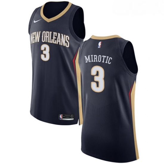 Womens Nike New Orleans Pelicans 3 Nikola Mirotic Authentic Navy Blue NBA Jersey Icon Edition Womens Nike New Orleans Pelicans 3 Nikola Mirotic Authentic Navy Blue NBA Jersey Icon Edition