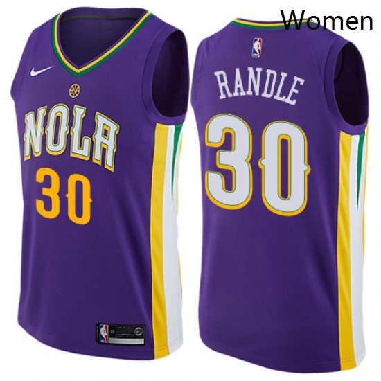 Womens Nike New Orleans Pelicans 30 Julius Randle Swingman Purple NBA Jersey City Edition Womens Nike New Orleans Pelicans 30 Julius Randle Swingman Purple NBA Jersey City Edition