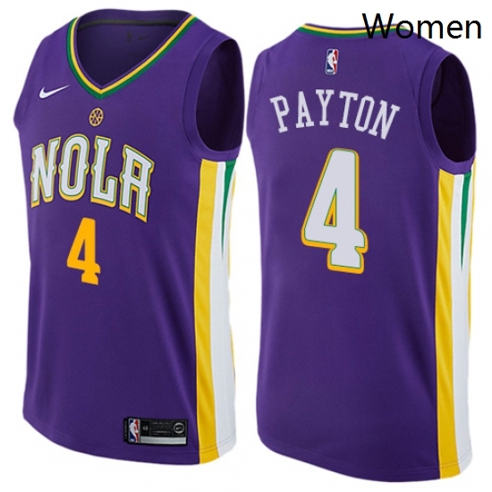 Womens Nike New Orleans Pelicans 4 Elfrid Payton Swingman Purple NBA Jersey City Edition Womens Nike New Orleans Pelicans 4 Elfrid Payton Swingman Purple NBA Jersey City Edition