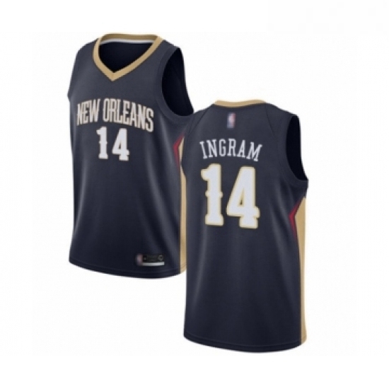Youth New Orleans Pelicans 14 Brandon Ingram Swingman Navy Blue Basketball Jersey Icon Edition Youth New Orleans Pelicans 14 Brandon Ingram Swingman Navy Blue Basketball Jersey Icon Edition