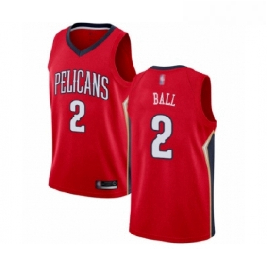 Youth New Orleans Pelicans 2 Lonzo Ball Swingman Red Basketball Jersey Statement Edition Youth New Orleans Pelicans 2 Lonzo Ball Swingman Red Basketball Jersey Statement Edition