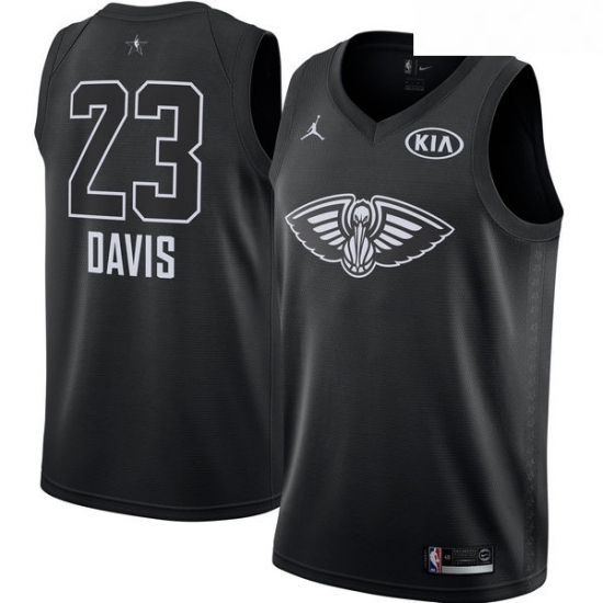 Youth Nike Jordan New Orleans Pelicans 23 Anthony Davis Swingman Black 2018 All Star Game NBA Jersey Youth Nike Jordan New Orleans Pelicans 23 Anthony Davis Swingman Black 2018 All Star Game NBA Jersey