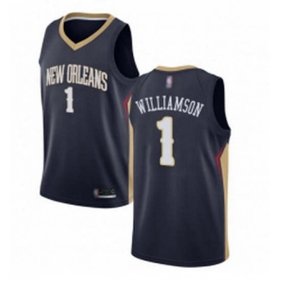 Youth Nike New Orleans Pelicans 1 Zion Williamson Navy NBA Swingman Icon Edition Jersey Youth Nike New Orleans Pelicans 1 Zion Williamson Navy NBA Swingman Icon Edition Jersey