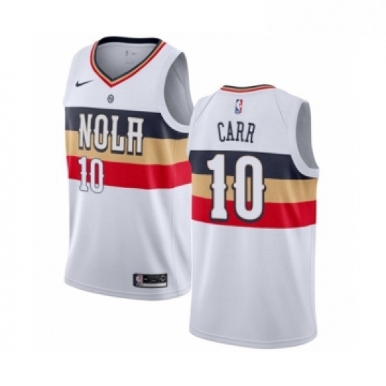 Youth Nike New Orleans Pelicans 10 Tony Carr White Swingman Jersey Earned Edition Youth Nike New Orleans Pelicans 10 Tony Carr White Swingman Jersey Earned Edition