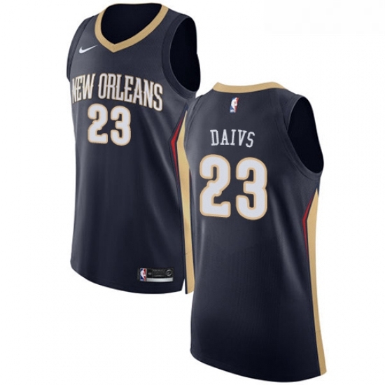 Youth Nike New Orleans Pelicans 23 Anthony Davis Authentic Navy Blue Road NBA Jersey Icon Edition Youth Nike New Orleans Pelicans 23 Anthony Davis Authentic Navy Blue Road NBA Jersey Icon Edition
