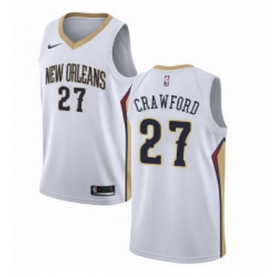 Youth Nike New Orleans Pelicans 27 Jordan Crawford Swingman White Home NBA Jersey Association Edition Youth Nike New Orleans Pelicans 27 Jordan Crawford Swingman White Home NBA Jersey Association Edition