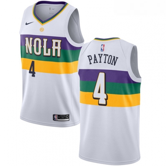 Youth Nike New Orleans Pelicans 4 Elfrid Payton Swingman White NBA Jersey City Edition Youth Nike New Orleans Pelicans 4 Elfrid Payton Swingman White NBA Jersey City Edition