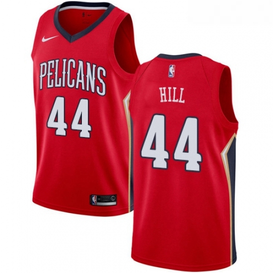 Youth Nike New Orleans Pelicans 44 Solomon Hill Authentic Red Alternate NBA Jersey Statement Edition Youth Nike New Orleans Pelicans 44 Solomon Hill Authentic Red Alternate NBA Jersey Statement Edition