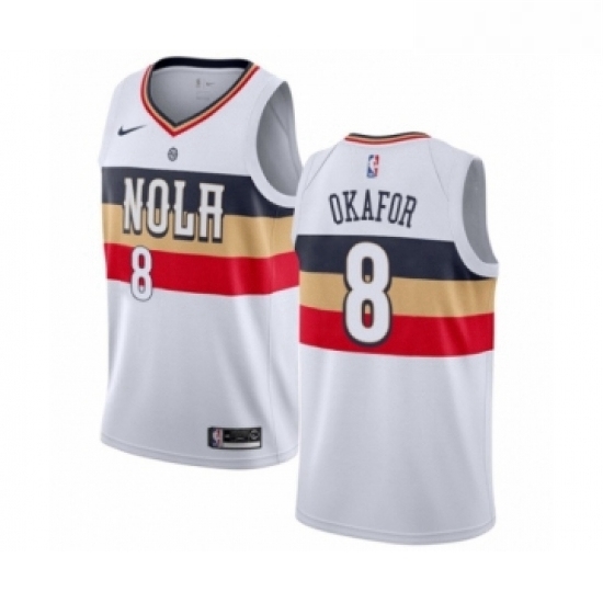 Youth Nike New Orleans Pelicans 8 Jahlil Okafor White Swingman Jersey Earned Edition Youth Nike New Orleans Pelicans 8 Jahlil Okafor White Swingman Jersey Earned Edition