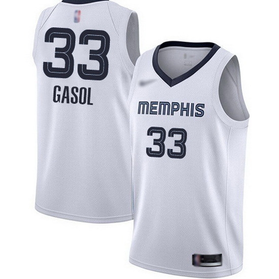 Grizzlies 33 Marc Gasol White Basketball Swingman Association Edition Jersey Grizzlies 33 Marc Gasol White Basketball Swingman Association Edition Jersey