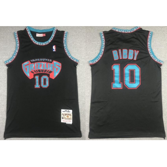 Men Adidas Memphis Grizzlies Mike Bibby 10 Black Hardwood Classic Mitchell Ness NBA Jersey Men Adidas Memphis Grizzlies Mike Bibby 10 Black Hardwood Classic Mitchell Ness NBA Jersey