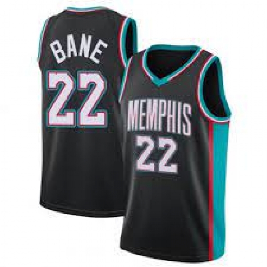 Men Memphis Grizzlies #22 Desmond Bane black 2021 City Edition jersey Men Memphis Grizzlies #22 Desmond Bane black 2021 City Edition jersey