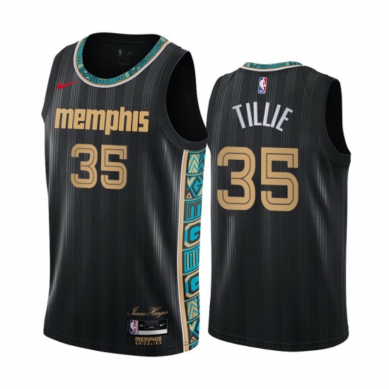Men Nike Memphis Grizzlies 35 Killian Tillie Black NBA Swingman 2020 21 City Edition Jersey Men Nike Memphis Grizzlies 35 Killian Tillie Black NBA Swingman 2020 21 City Edition Jersey
