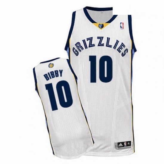 Mens Adidas Memphis Grizzlies 10 Mike Bibby Authentic White Home NBA Jersey Mens Adidas Memphis Grizzlies 10 Mike Bibby Authentic White Home NBA Jersey