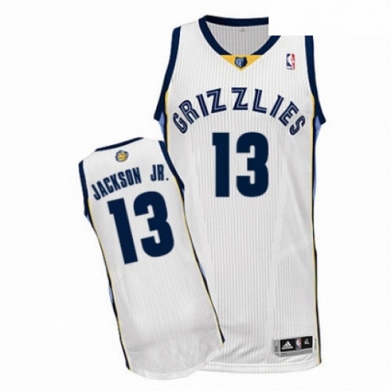 Mens Adidas Memphis Grizzlies 13 Jaren Jackson Jr Authentic White Home NBA Jersey Mens Adidas Memphis Grizzlies 13 Jaren Jackson Jr Authentic White Home NBA Jersey