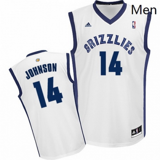 Mens Adidas Memphis Grizzlies 14 Brice Johnson Swingman White Home NBA Jersey Mens Adidas Memphis Grizzlies 14 Brice Johnson Swingman White Home NBA Jersey