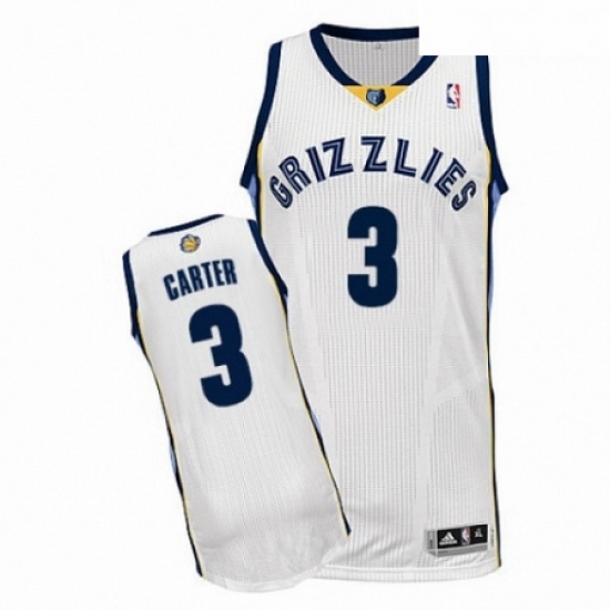 Mens Adidas Memphis Grizzlies 3 Jevon Carter Authentic White Home NBA Jersey Mens Adidas Memphis Grizzlies 3 Jevon Carter Authentic White Home NBA Jersey