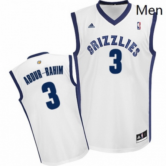 Mens Adidas Memphis Grizzlies 3 Shareef Abdur Rahim Swingman White Home NBA Jersey Mens Adidas Memphis Grizzlies 3 Shareef Abdur Rahim Swingman White Home NBA Jersey
