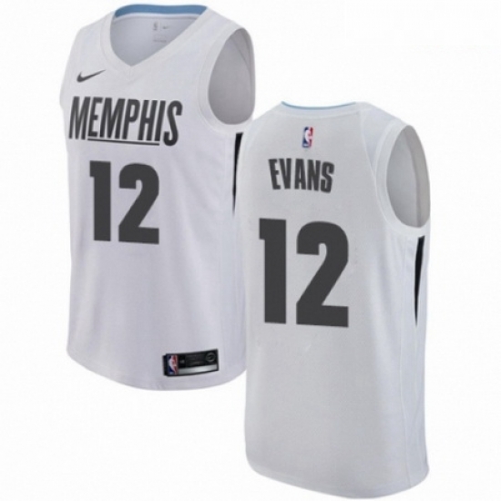 Mens Nike Memphis Grizzlies 12 Tyreke Evans Authentic White NBA Jersey City Edition Mens Nike Memphis Grizzlies 12 Tyreke Evans Authentic White NBA Jersey City Edition