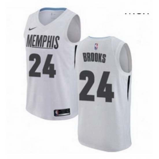 Mens Nike Memphis Grizzlies 24 Dillon Brooks Authentic White NBA Jersey City Edition Mens Nike Memphis Grizzlies 24 Dillon Brooks Authentic White NBA Jersey City Edition