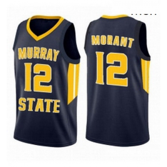 Murray State Racers 12 Ja Morant Jersey Basketball Black Murray State Racers 12 Ja Morant Jersey Basketball Black