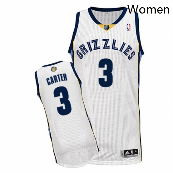 Womens Adidas Memphis Grizzlies 3 Jevon Carter Authentic White Home NBA Jersey Womens Adidas Memphis Grizzlies 3 Jevon Carter Authentic White Home NBA Jersey