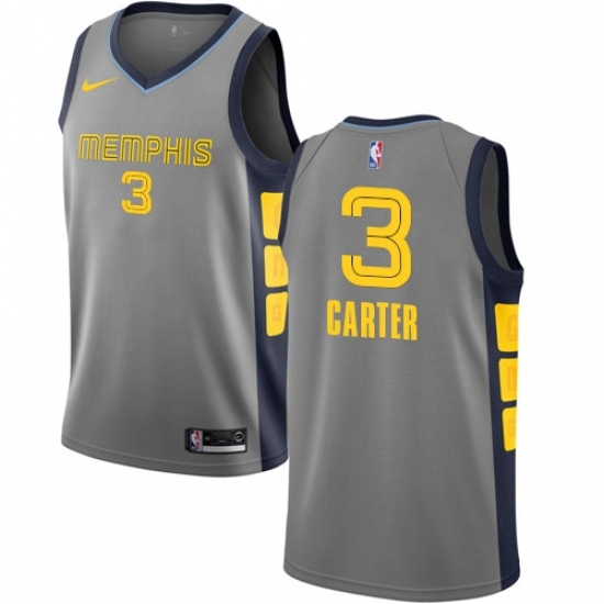Womens Nike Memphis Grizzlies 3 Jevon Carter Swingman Gray NBA Jersey City Edition Womens Nike Memphis Grizzlies 3 Jevon Carter Swingman Gray NBA Jersey City Edition