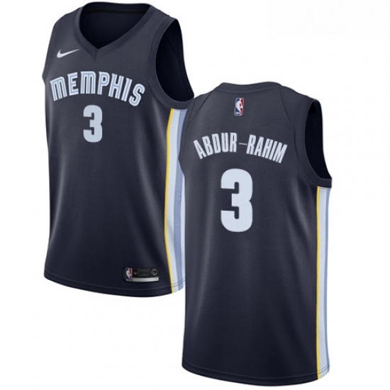 Womens Nike Memphis Grizzlies 3 Shareef Abdur Rahim Swingman Navy Blue Road NBA Jersey Icon Edition Womens Nike Memphis Grizzlies 3 Shareef Abdur Rahim Swingman Navy Blue Road NBA Jersey Icon Edition