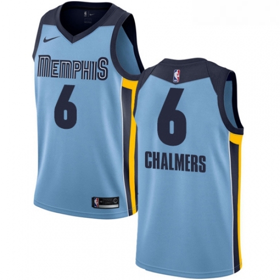 Womens Nike Memphis Grizzlies 6 Mario Chalmers Authentic Light Blue NBA Jersey Statement Edition Womens Nike Memphis Grizzlies 6 Mario Chalmers Authentic Light Blue NBA Jersey Statement Edition