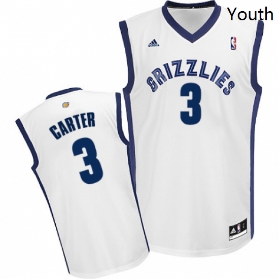 Youth Adidas Memphis Grizzlies 3 Jevon Carter Swingman White Home NBA Jersey Youth Adidas Memphis Grizzlies 3 Jevon Carter Swingman White Home NBA Jersey
