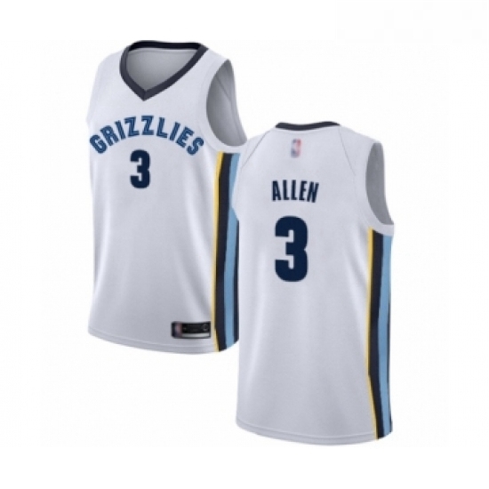 Youth Memphis Grizzlies 3 Grayson Allen Swingman White Basketball Jersey Association Edition Youth Memphis Grizzlies 3 Grayson Allen Swingman White Basketball Jersey Association Edition