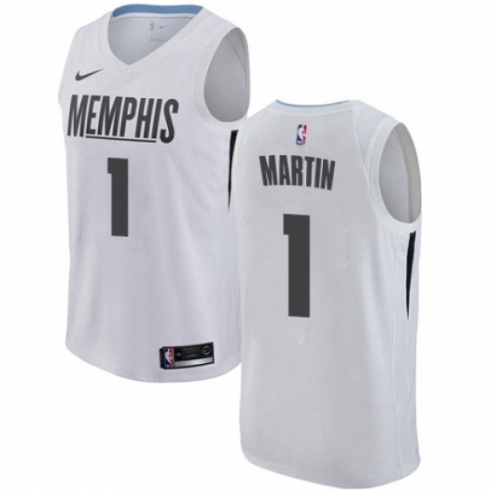Youth Nike Memphis Grizzlies 1 Jarell Martin Swingman White NBA Jersey City Edition Youth Nike Memphis Grizzlies 1 Jarell Martin Swingman White NBA Jersey City Edition