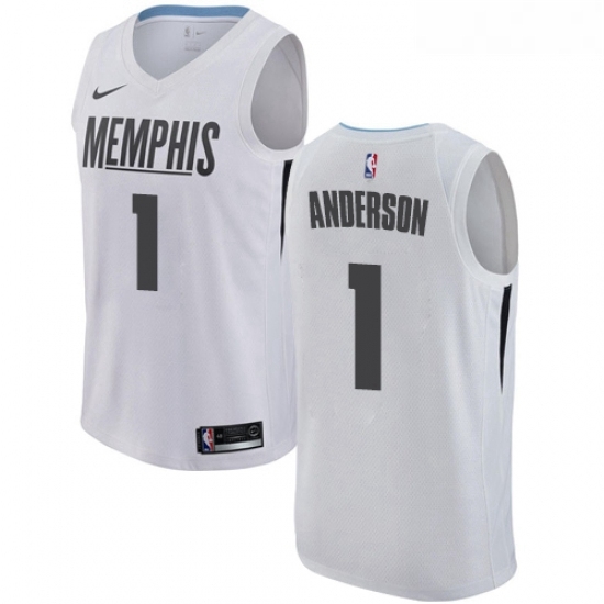 Youth Nike Memphis Grizzlies 1 Kyle Anderson Swingman White NBA Jersey City Edition Youth Nike Memphis Grizzlies 1 Kyle Anderson Swingman White NBA Jersey City Edition
