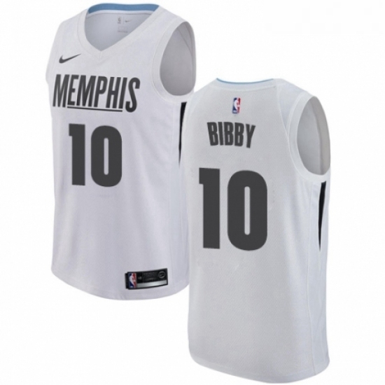 Youth Nike Memphis Grizzlies 10 Mike Bibby Swingman White NBA Jersey City Edition Youth Nike Memphis Grizzlies 10 Mike Bibby Swingman White NBA Jersey City Edition