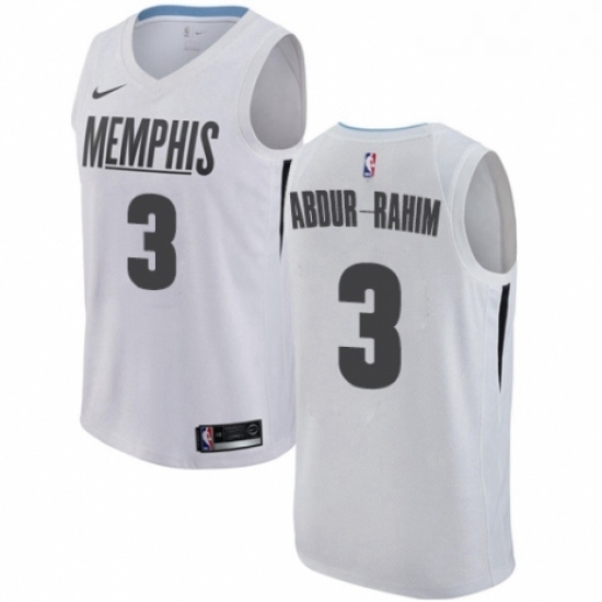 Youth Nike Memphis Grizzlies 3 Shareef Abdur Rahim Swingman White NBA Jersey City Edition Youth Nike Memphis Grizzlies 3 Shareef Abdur Rahim Swingman White NBA Jersey City Edition
