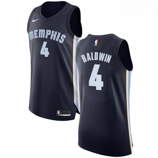 Youth Nike Memphis Grizzlies 4 Wade Baldwin Authentic Navy Blue Road NBA Jersey Icon Edition Youth Nike Memphis Grizzlies 4 Wade Baldwin Authentic Navy Blue Road NBA Jersey Icon Edition