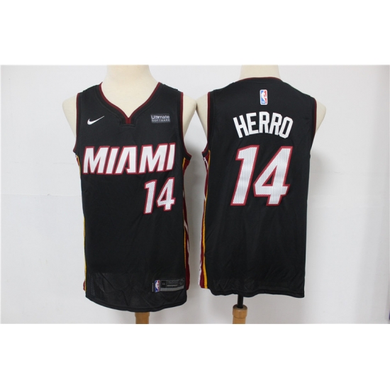 Heat 14 Tyler Herro Black Nike Swingman Jersey Heat 14 Tyler Herro Black Nike Swingman Jersey